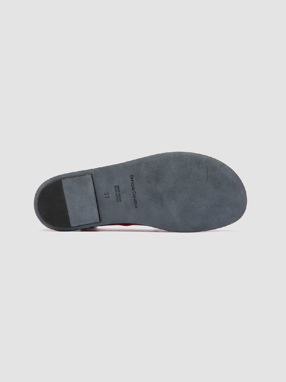 Officine Creative FONTAYNE 001 Ballerine in Pelle Rossa Outlet