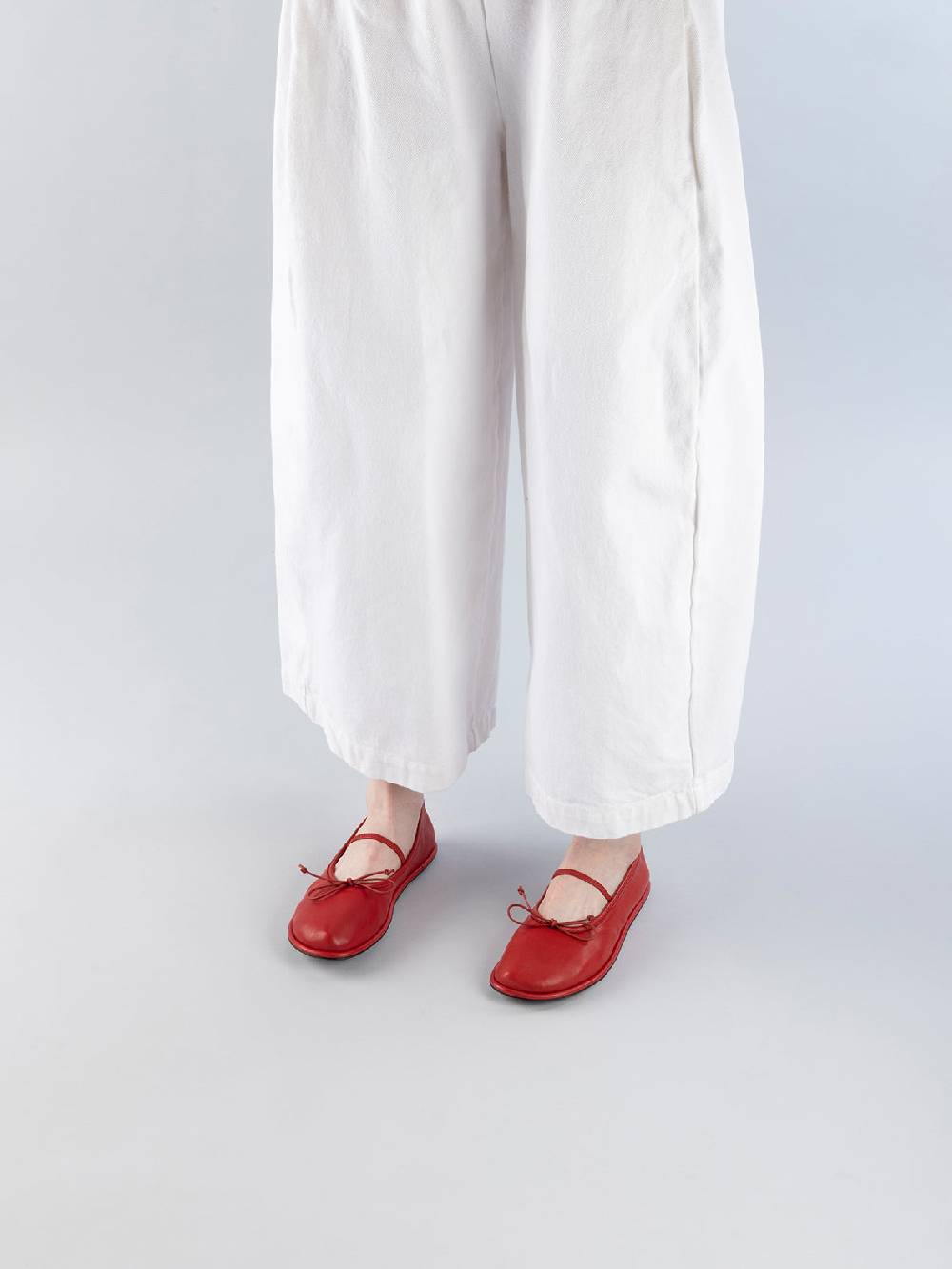 Officine Creative FONTAYNE 001 Ballerine in Pelle Rossa Outlet