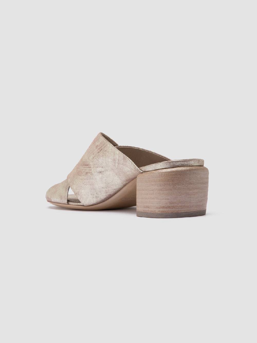 Officine Creative HADRY 007 Sandali Slide in Pelle Tortora Offerte