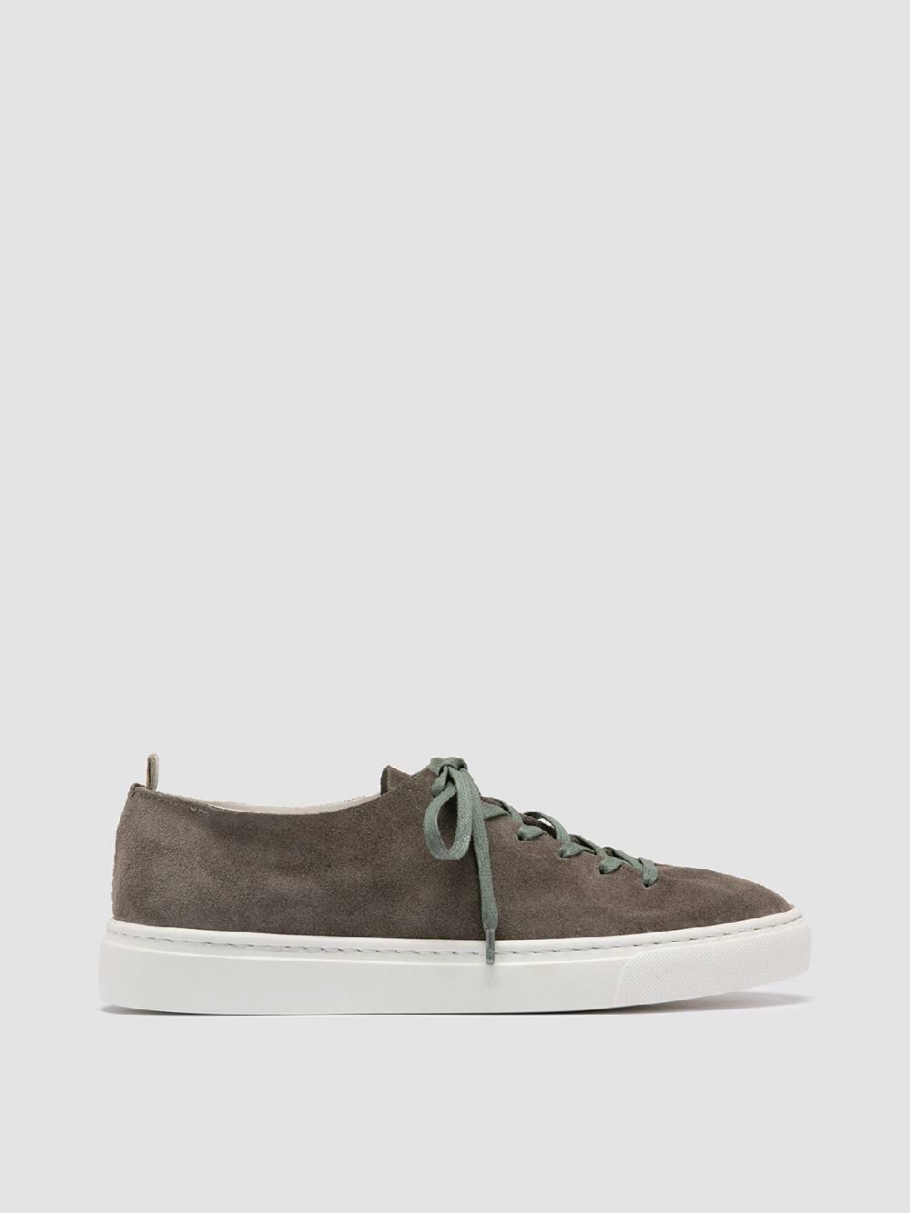 Officine Creative LEGGERA 100 Sneakers Basse in Pelle Scamosciata Verde