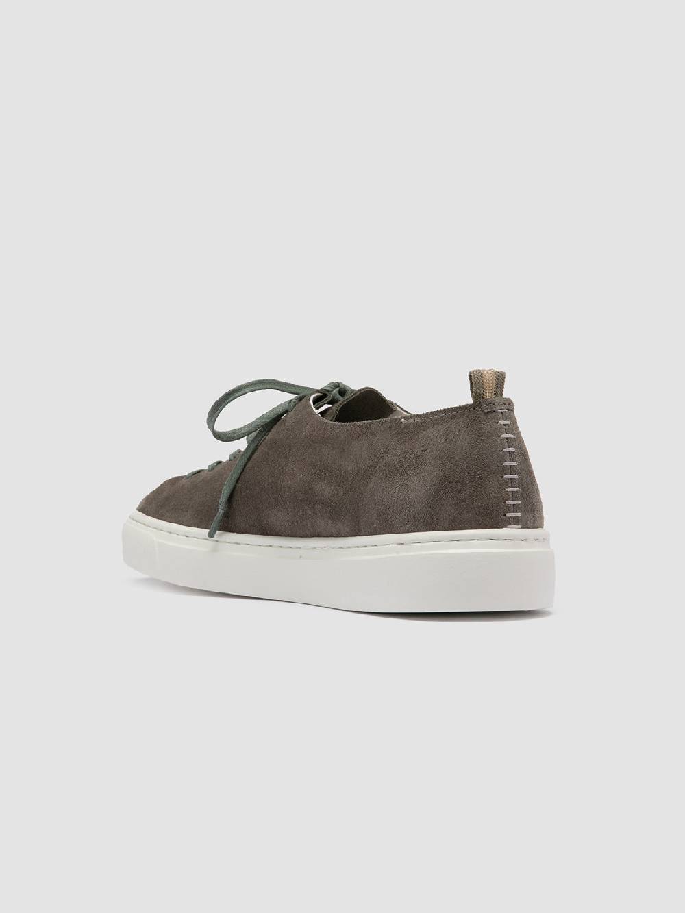 Officine Creative LEGGERA 100 Sneakers Basse in Pelle Scamosciata Verde I Più Venduti