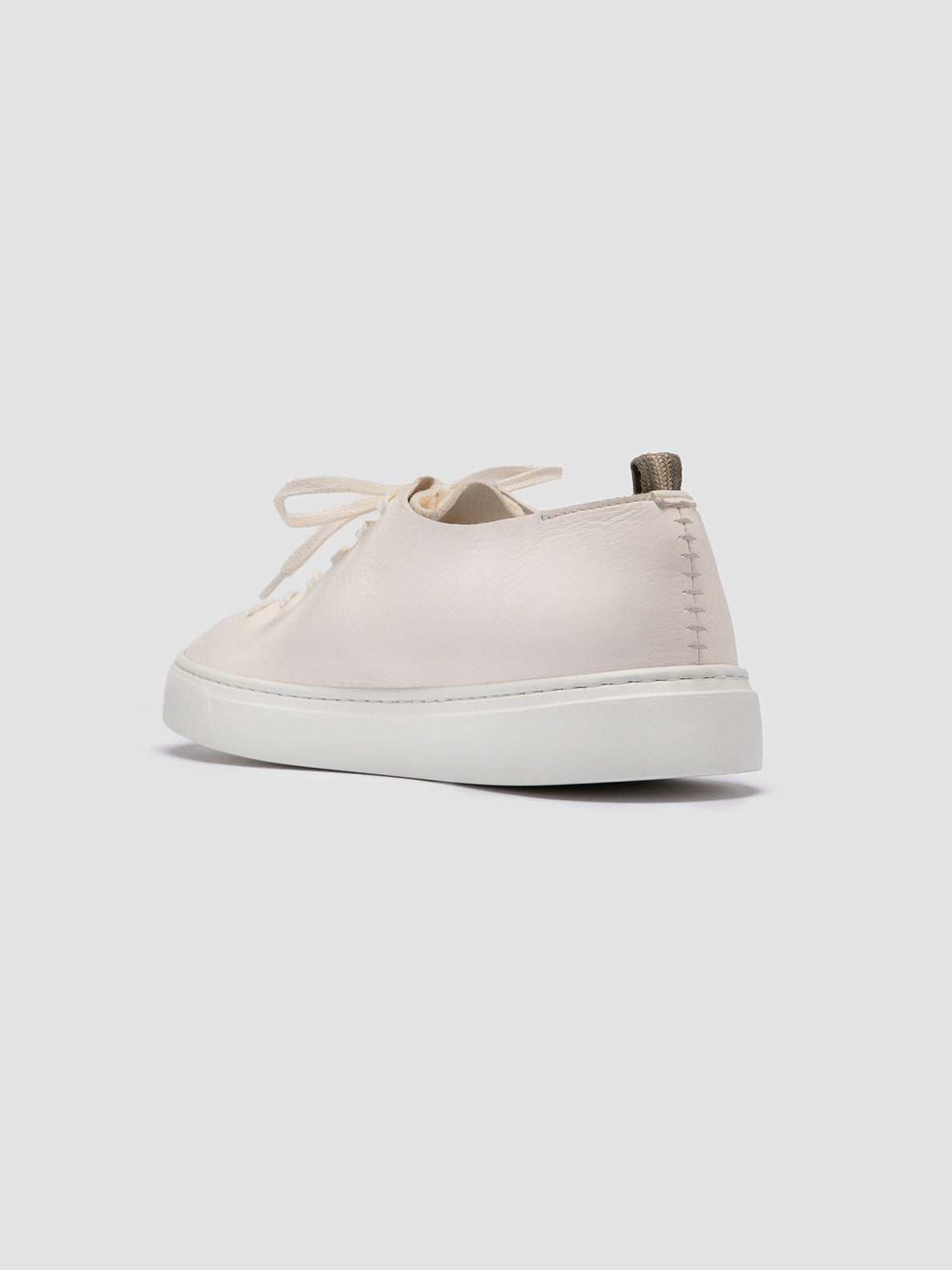 Officine Creative LEGGERA 100 White Leather Low Top Sneakers In Saldo