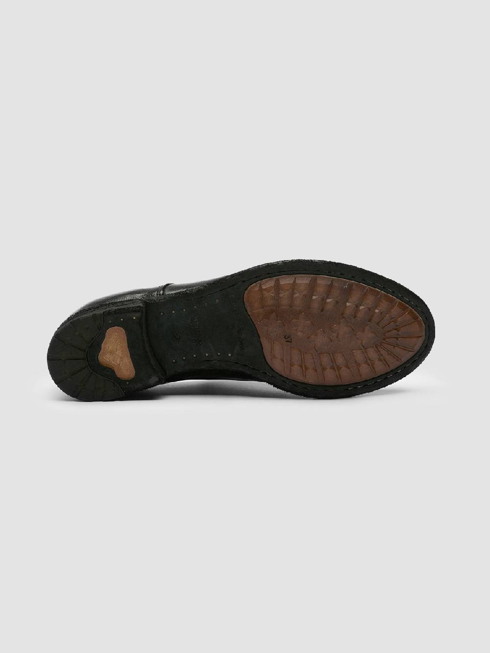 Officine Creative LEXIKON 012 Derby in Pelle Nera Nuova