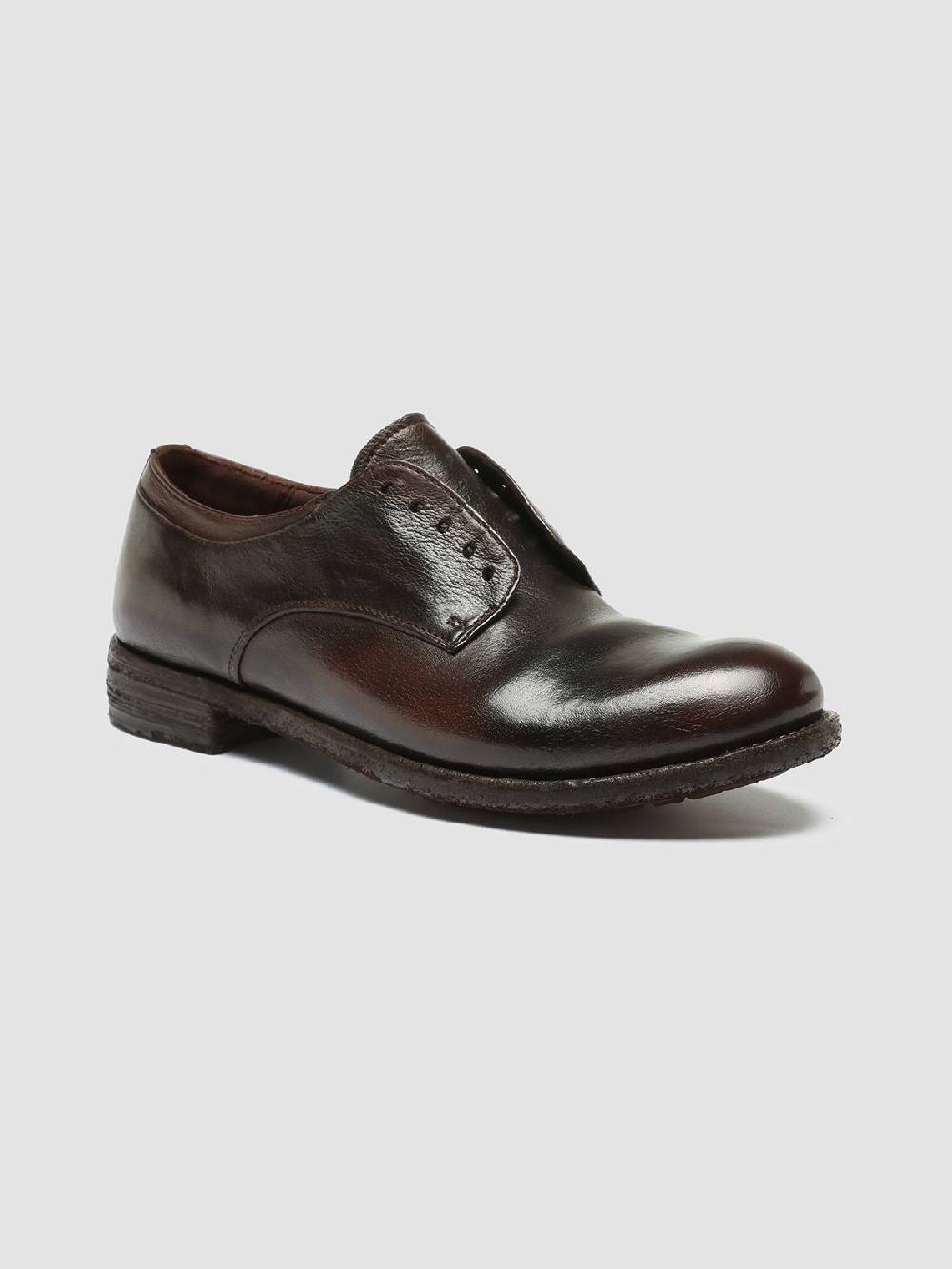 Officine Creative LEXIKON 012 Scarpe Derby in Pelle Marrone Moda