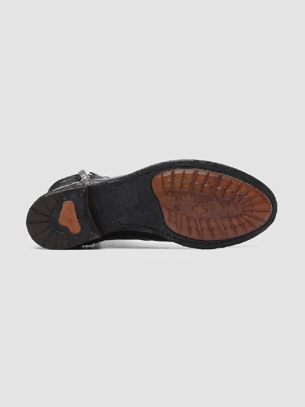Officine Creative LEXIKON 097 Stivaletti in Pelle Nera Italia