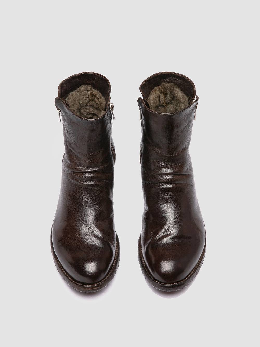Officine Creative LEXIKON 097 Stivaletti in Pelle Marrone 2025