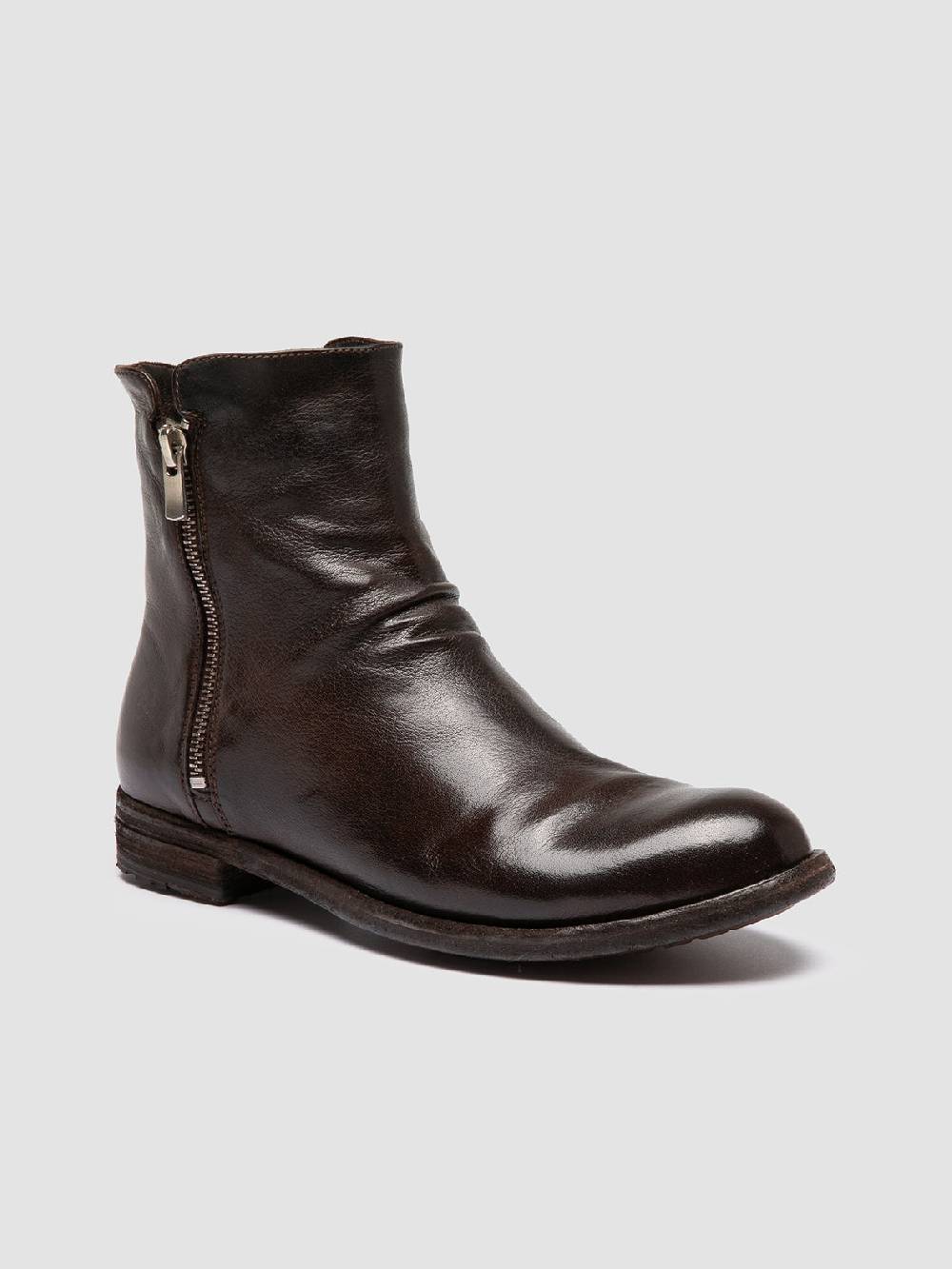 Officine Creative LEXIKON 097 Stivaletti in Pelle Marrone 2025