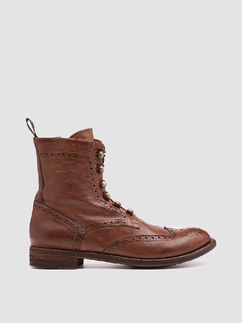 Officine Creative LEXIKON 131 Stivaletti in Pelle Marrone