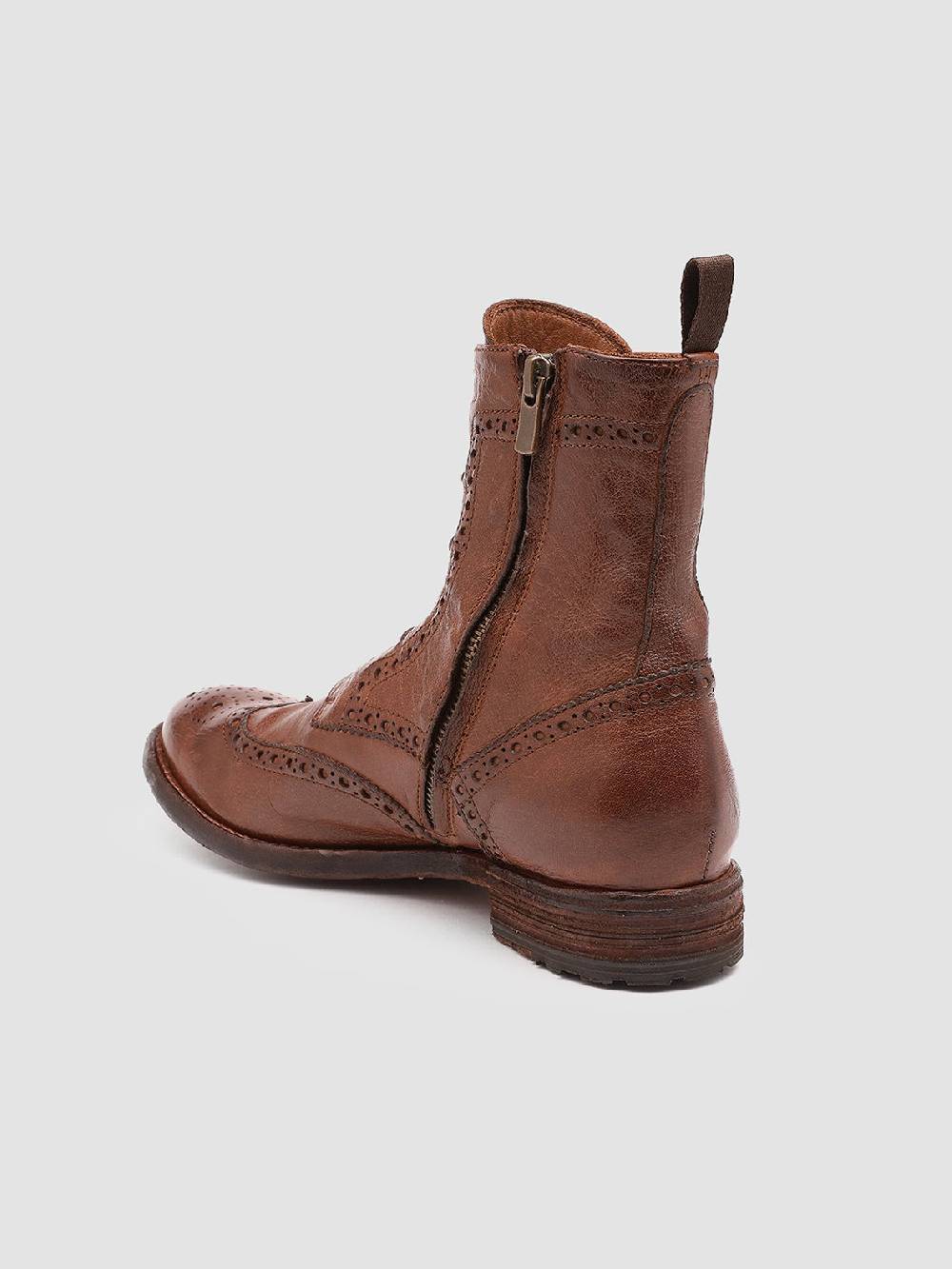 Officine Creative LEXIKON 131 Stivaletti in Pelle Marrone Vendita