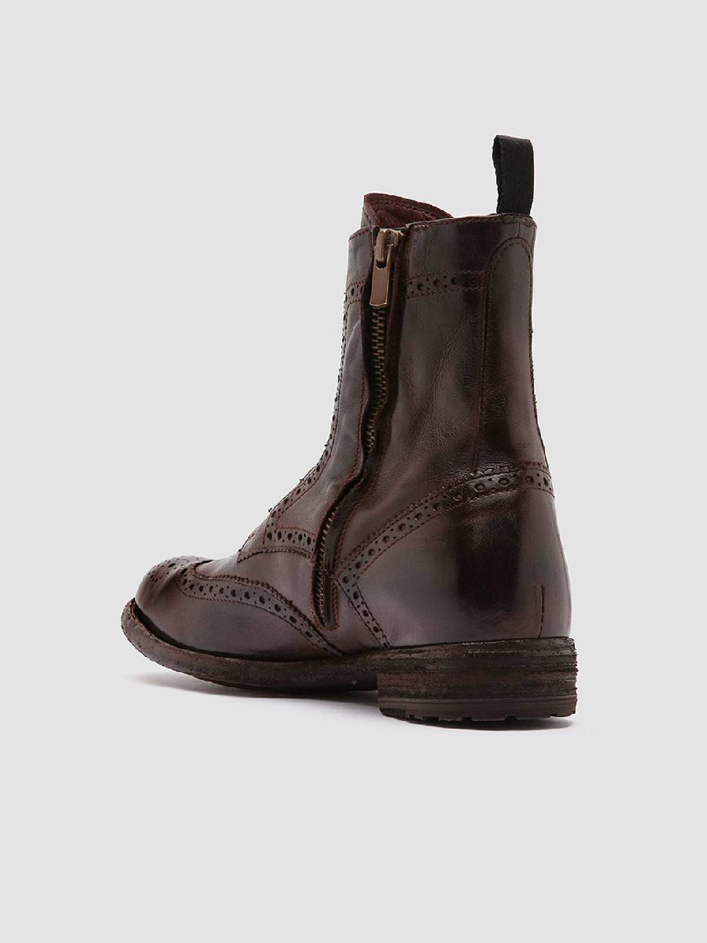 Officine Creative LEXIKON 131 Stivaletti in Pelle Marrone Promozione