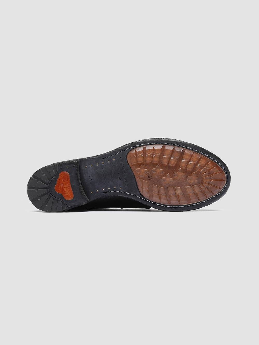 Officine Creative LEXIKON 140 Mocassini Penny Loafer in Pelle Nera Spedizione Gratuita