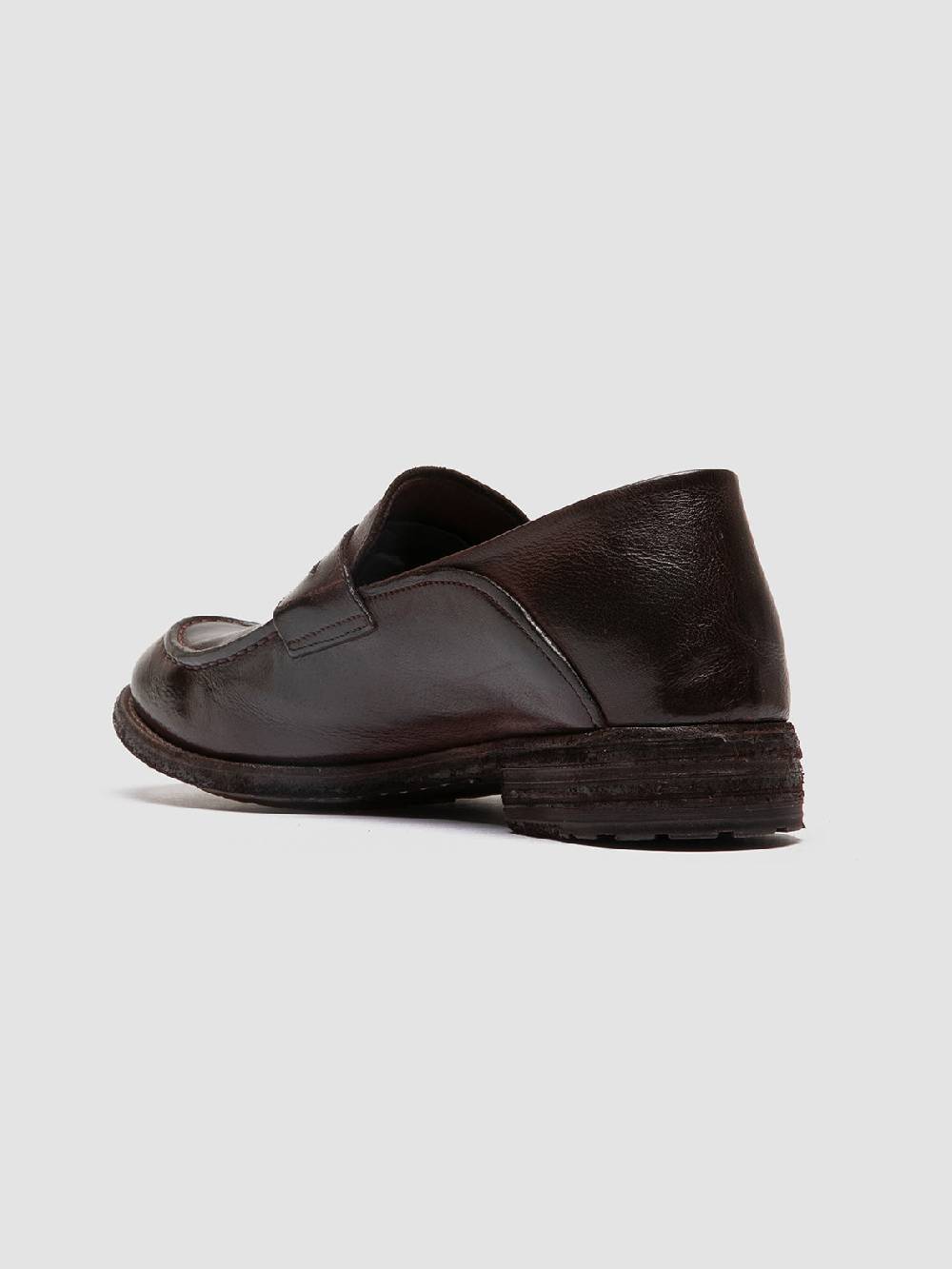 Officine Creative LEXIKON 140 Mocassini Penny Loafer in Pelle Marrone Soddisfazione Garantita