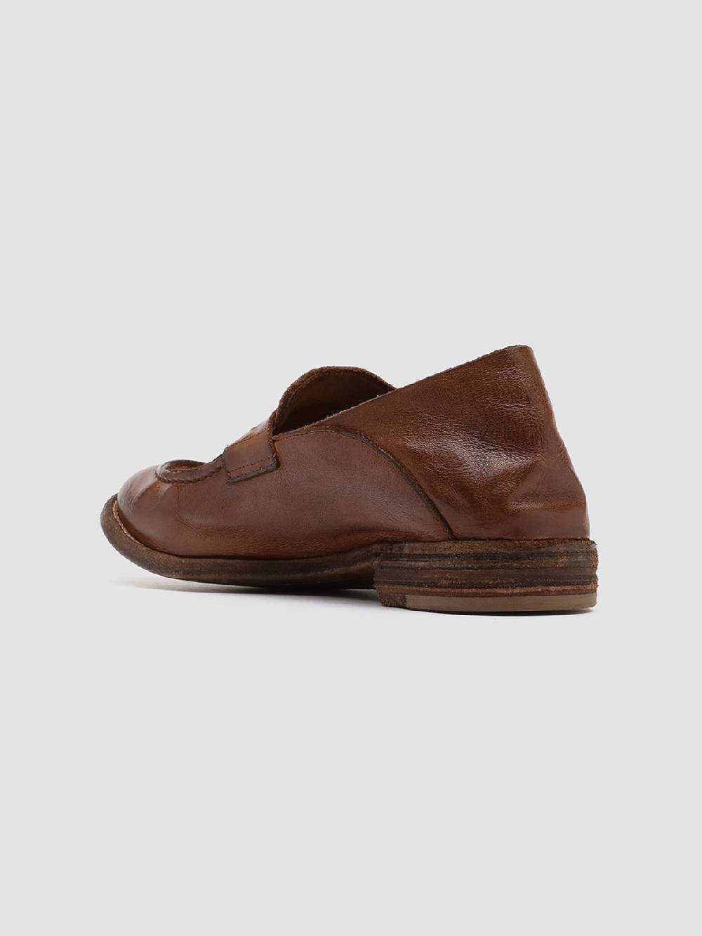 Officine Creative LEXIKON 516 Mocassini in Pelle Marrone Negozi Online