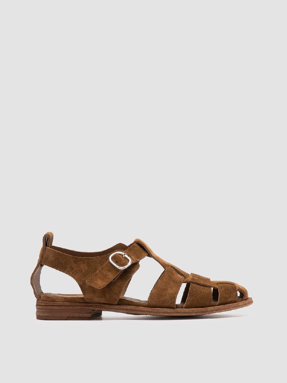 Officine Creative LEXIKON 536 Sandali in Pelle Scamosciata Marrone