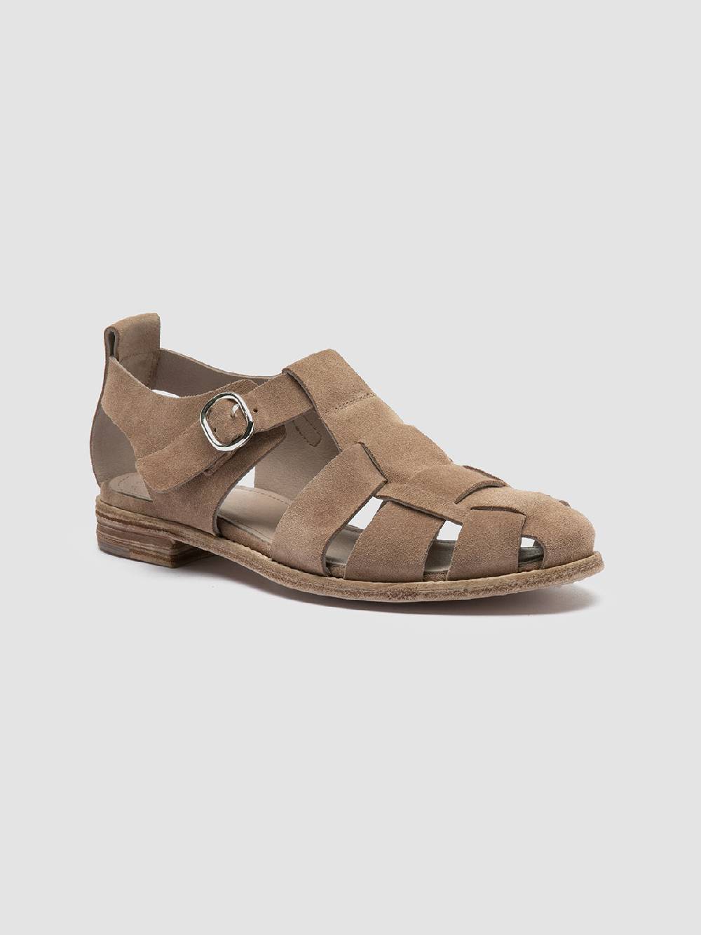 Officine Creative LEXIKON 536 Sandali in Pelle scamosciata Tortora Affare Del Giorno