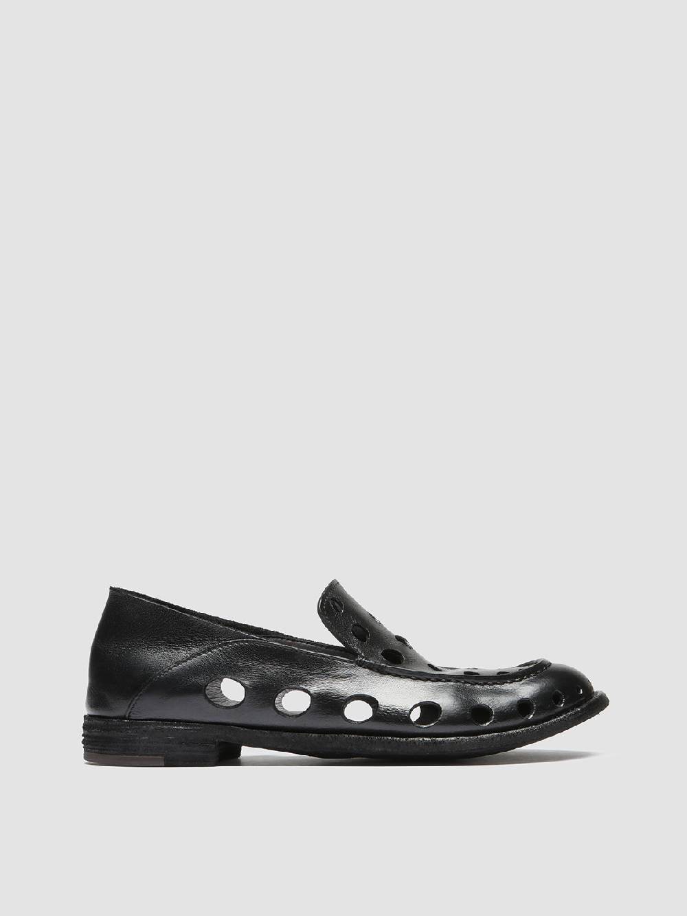 Officine Creative LEXIKON 542 Mocassini in Pelle Nera