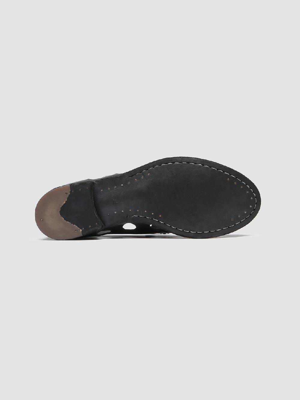 Officine Creative LEXIKON 542 Mocassini in Pelle Nera Sottocosto
