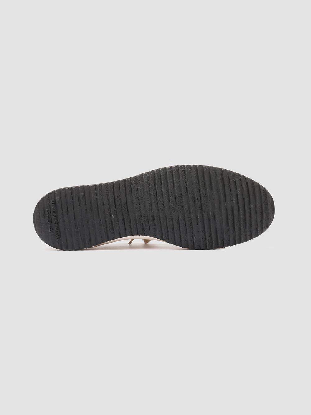Officine Creative MES 105 Sneakers in Pelle Scamosciata Avorio Presa