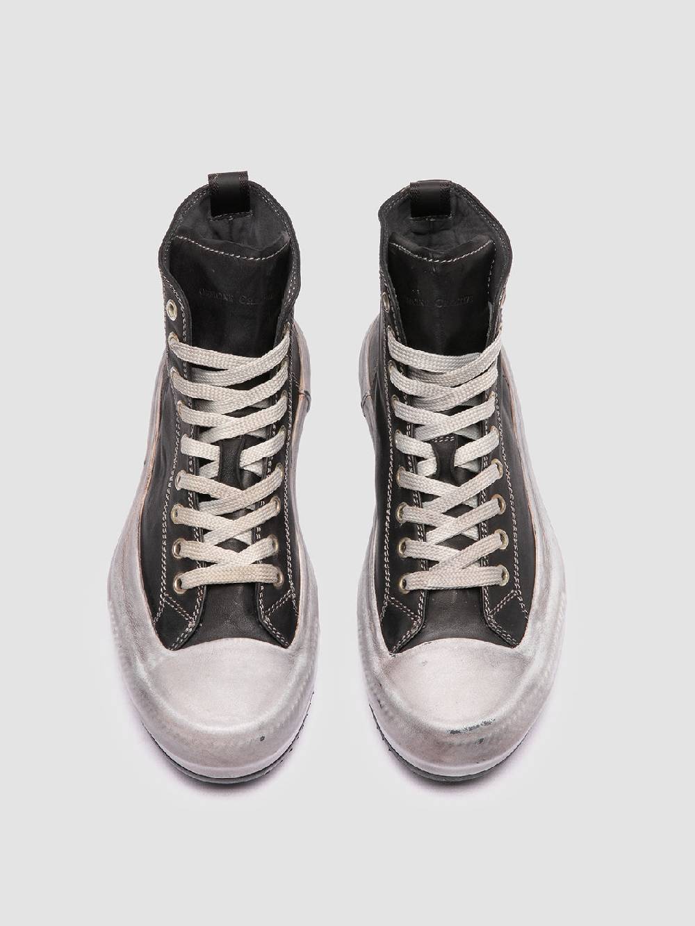 Officine Creative MES DD 102 Sneaker Alte in Pelle Nera Offerta