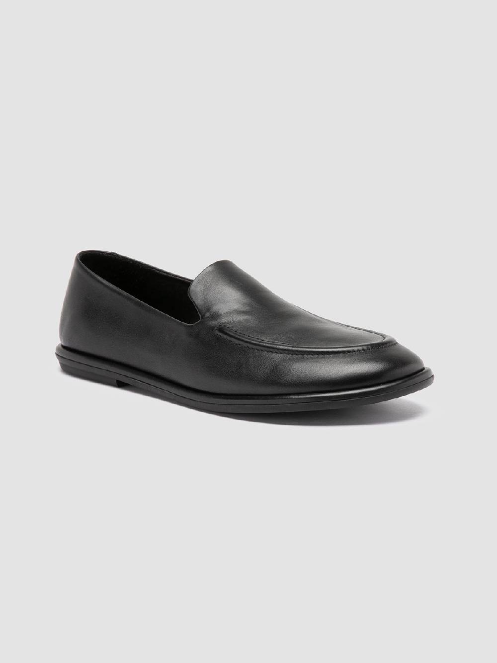 Officine Creative MIENNE 101 Mocassini in Pelle Nera Economico