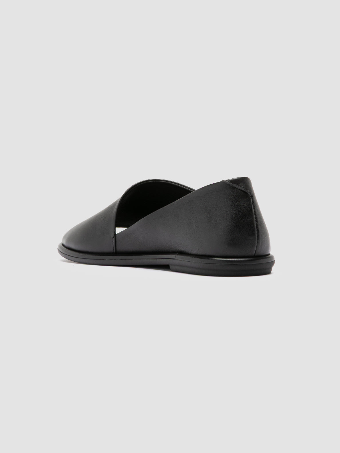 Officine Creative MIENNE 102 Scarpe Peep Toe in Pelle Nera Outlet