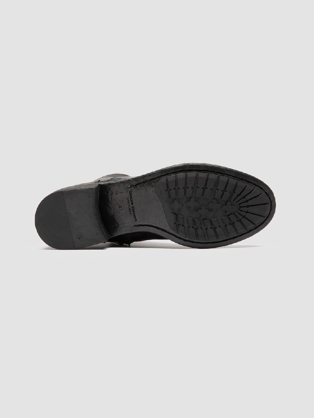 Officine Creative LIS 006 Stivali con Zip in Pelle Nera Offerte