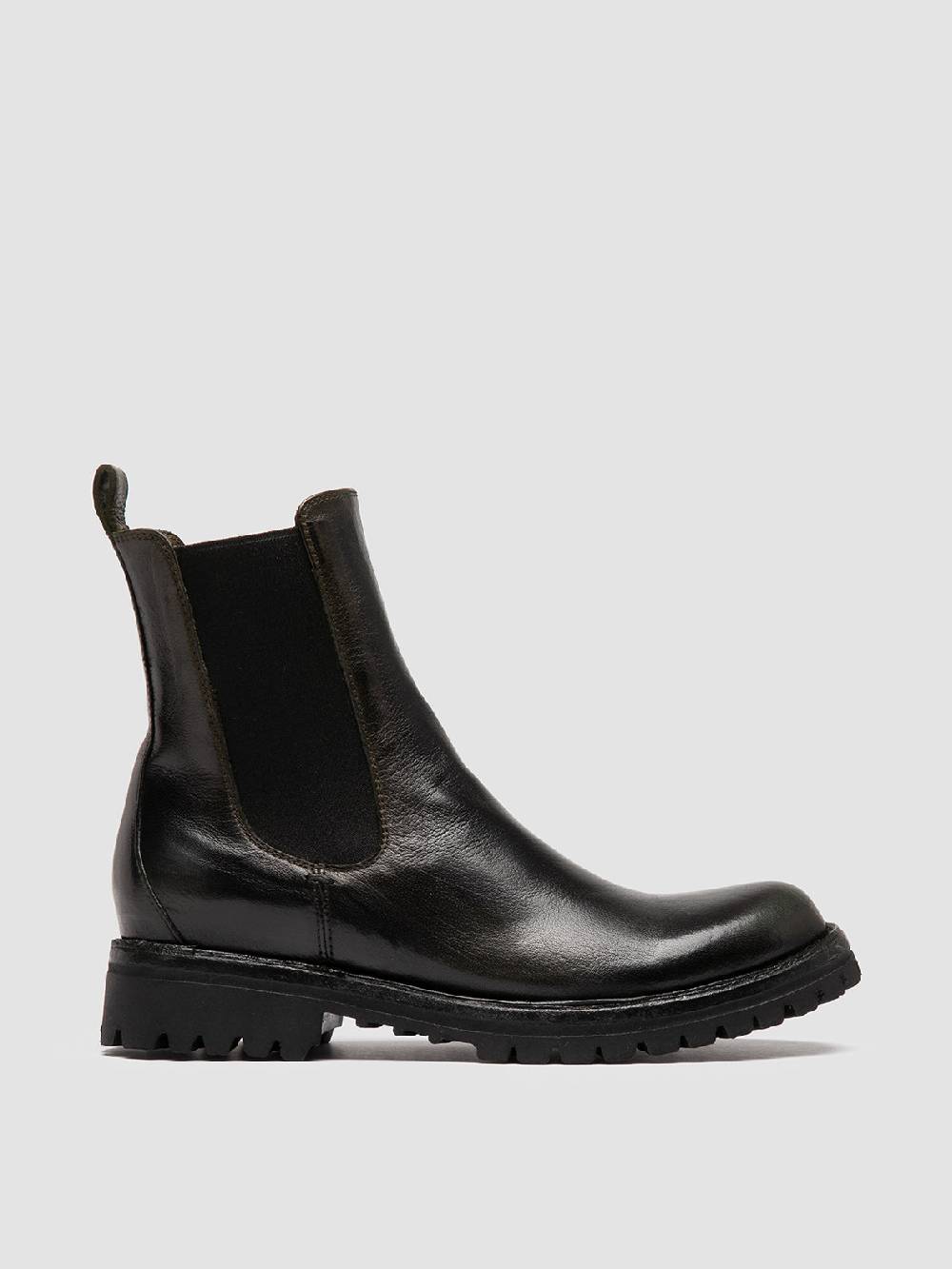 Officine Creative LORAINE 004 Stivaletti Chelsea in Pelle Nera