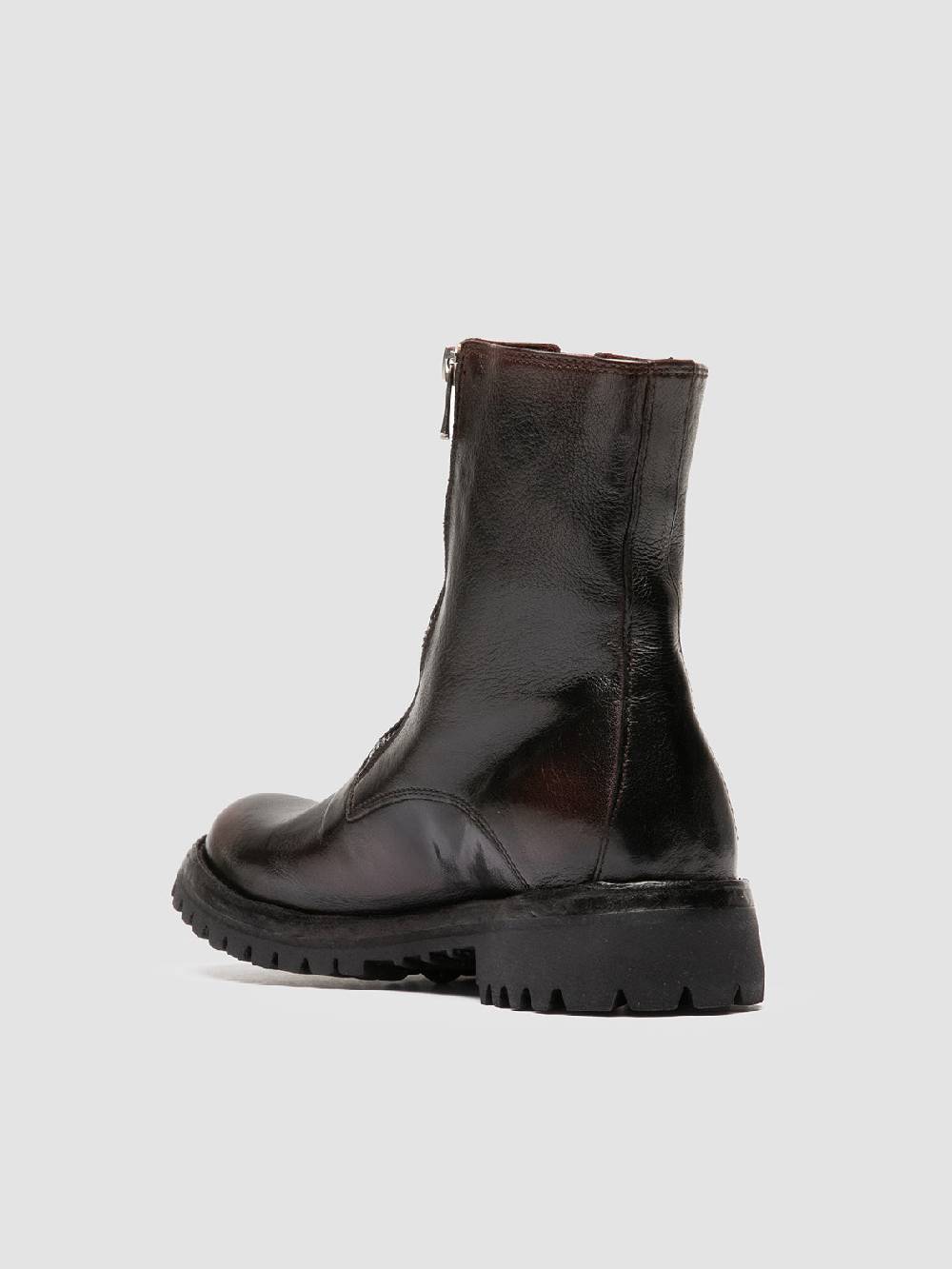 Officine Creative LORAINE 026 Stivali con Zip in Pelle Marrone I Più Venduti