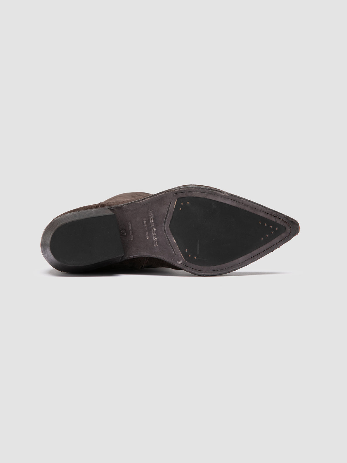 Officine Creative NOELIE DD 104 Stivali Pull-On in Pelle Scamosciata Marrone In Saldo