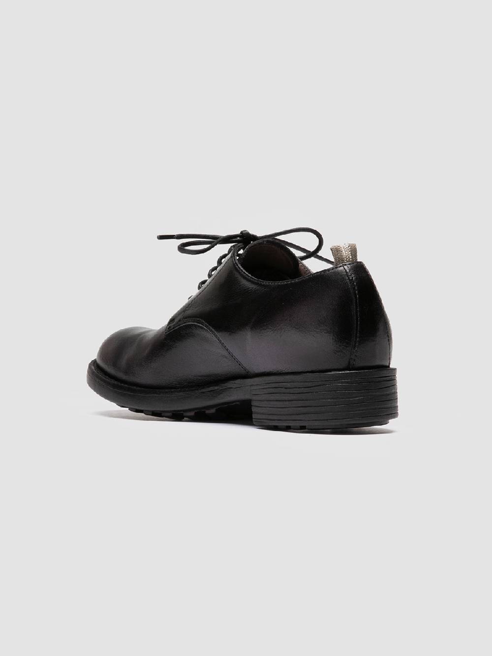 Officine Creative SERGEANT 101 Derby in Pelle Nera Nuova