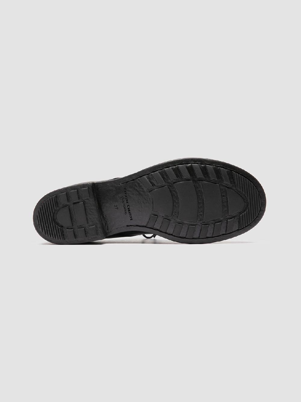 Officine Creative SERGEANT 101 Derby in Pelle Nera Nuova