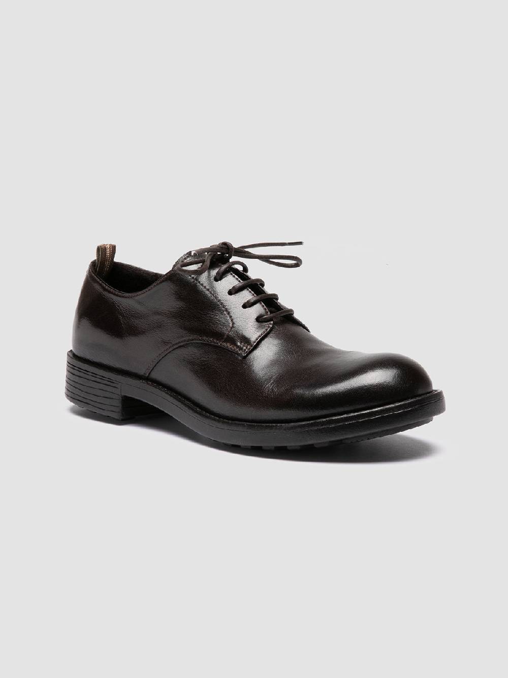 Officine Creative SERGEANT 101 Derby in Pelle Bordeaux Moda