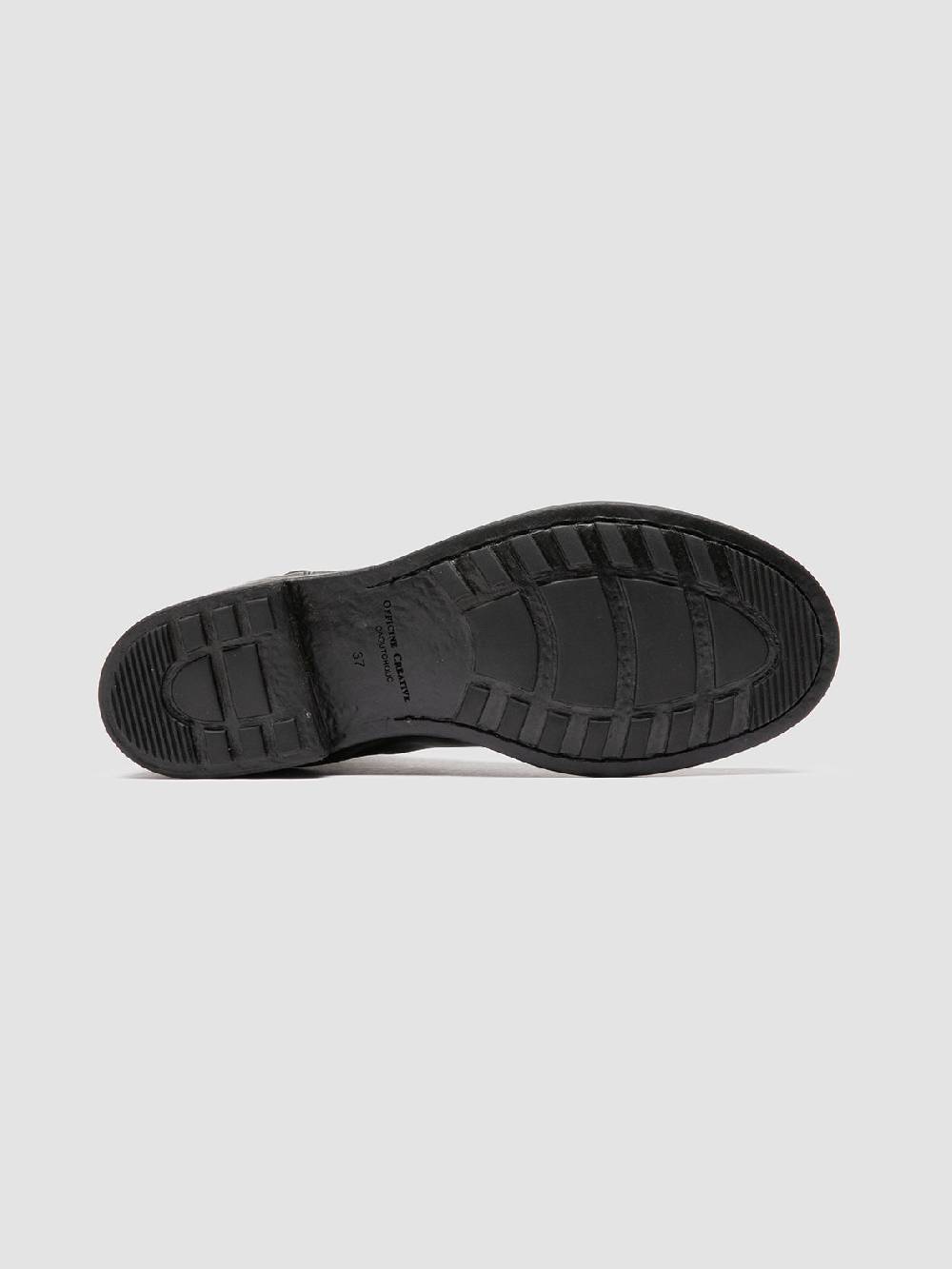 Officine Creative SERGEANT 102 Stivaletti Chelsea in Pelle Nera 2025
