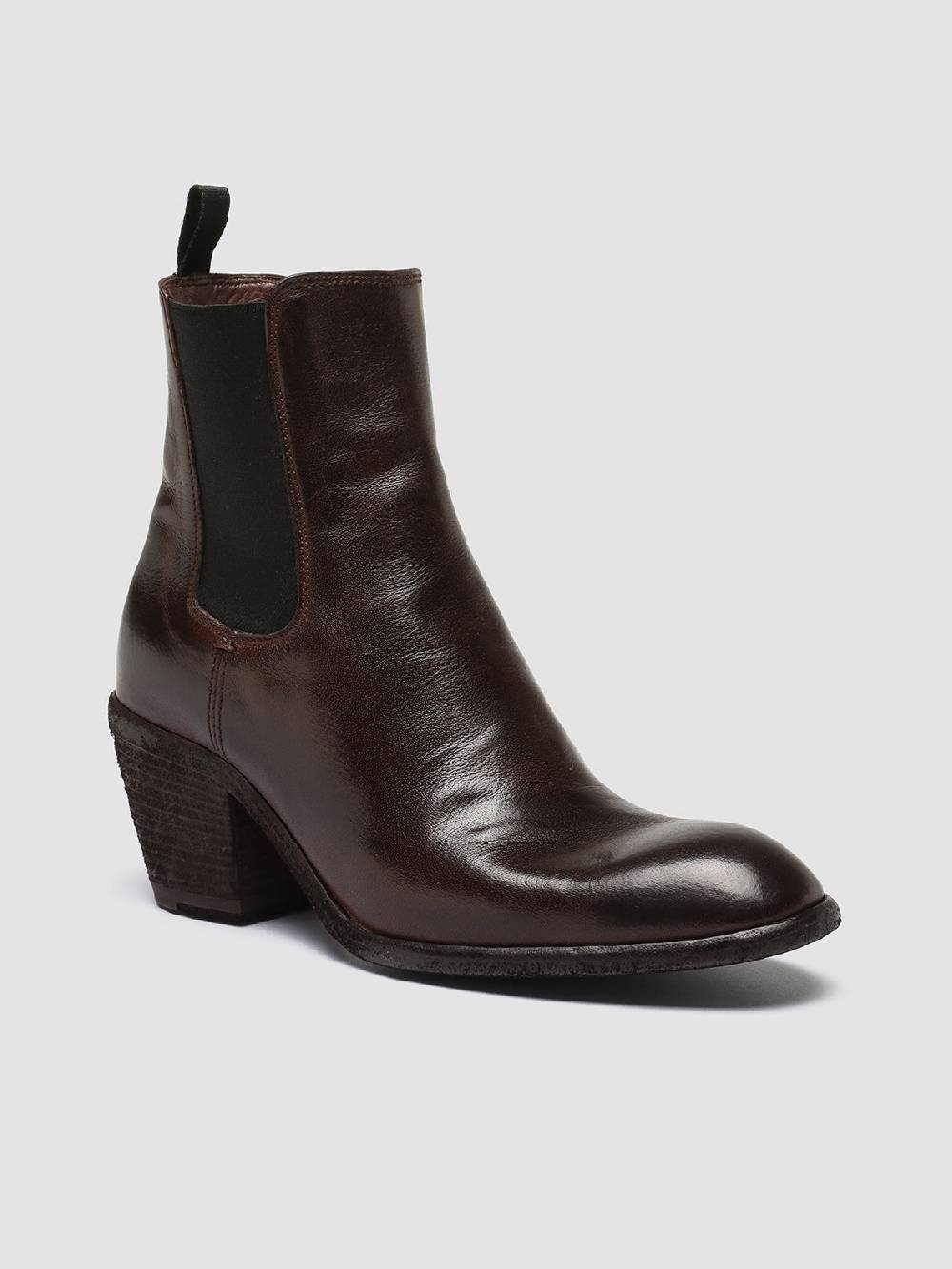 Officine Creative SYDNE 001 Stivali Chelsea in Pelle Marrone 2025