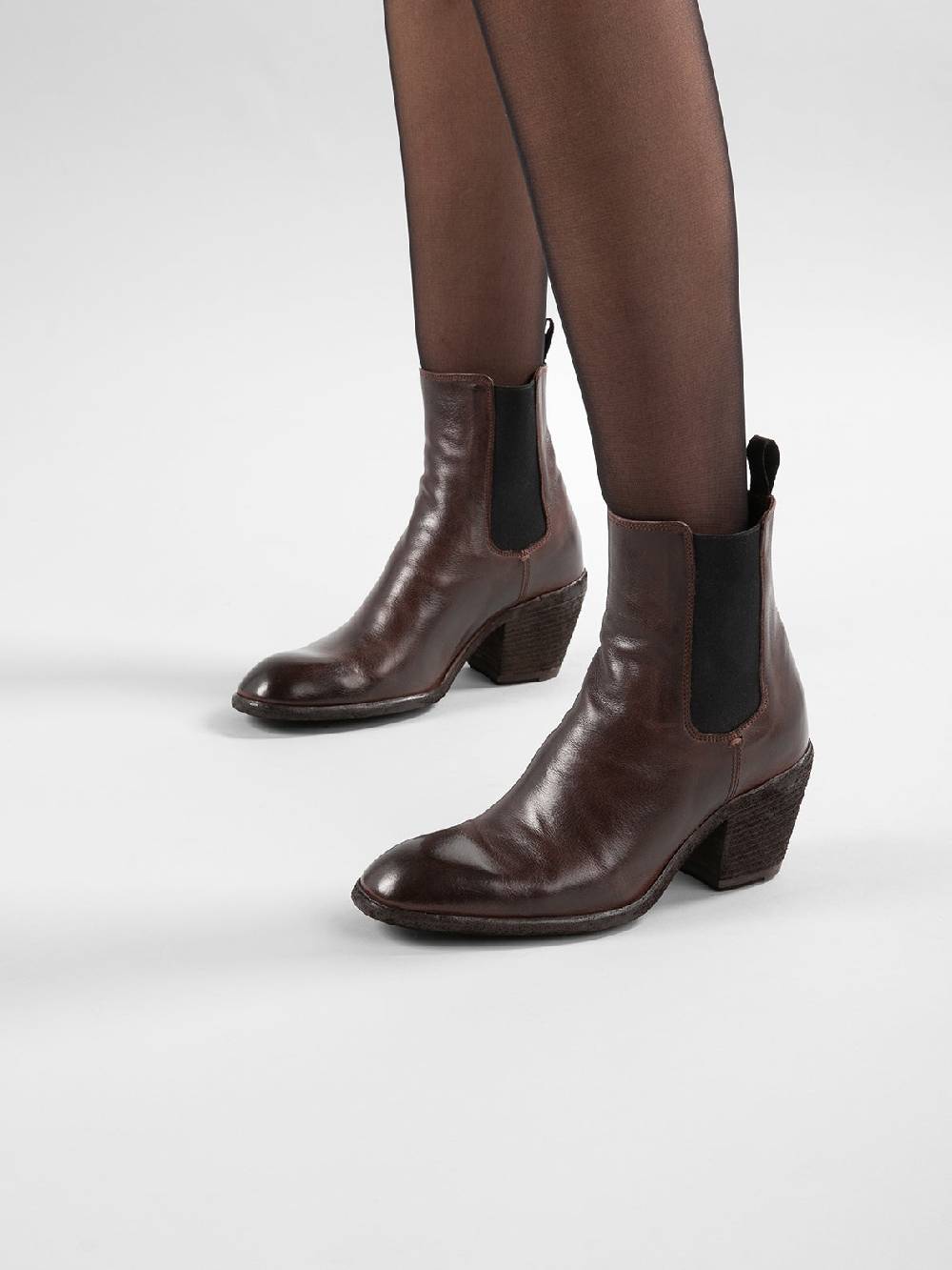 Officine Creative SYDNE 001 Stivali Chelsea in Pelle Marrone 2025