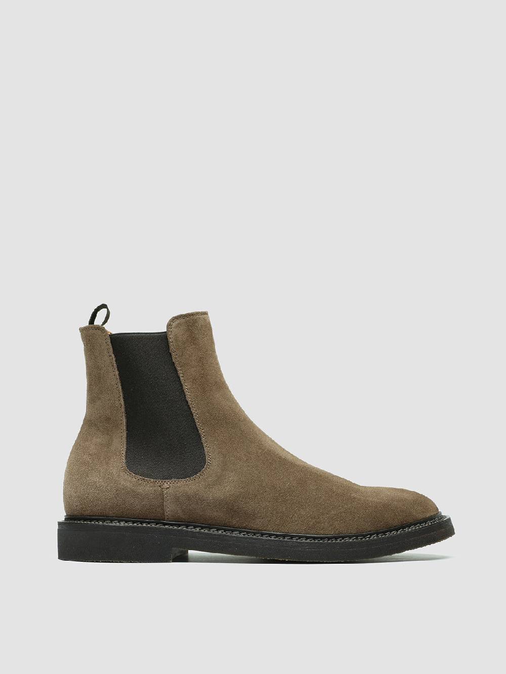 Officine Creative HOPKINS FLEXI 204 Stivali Pull On in Camoscio Tortora