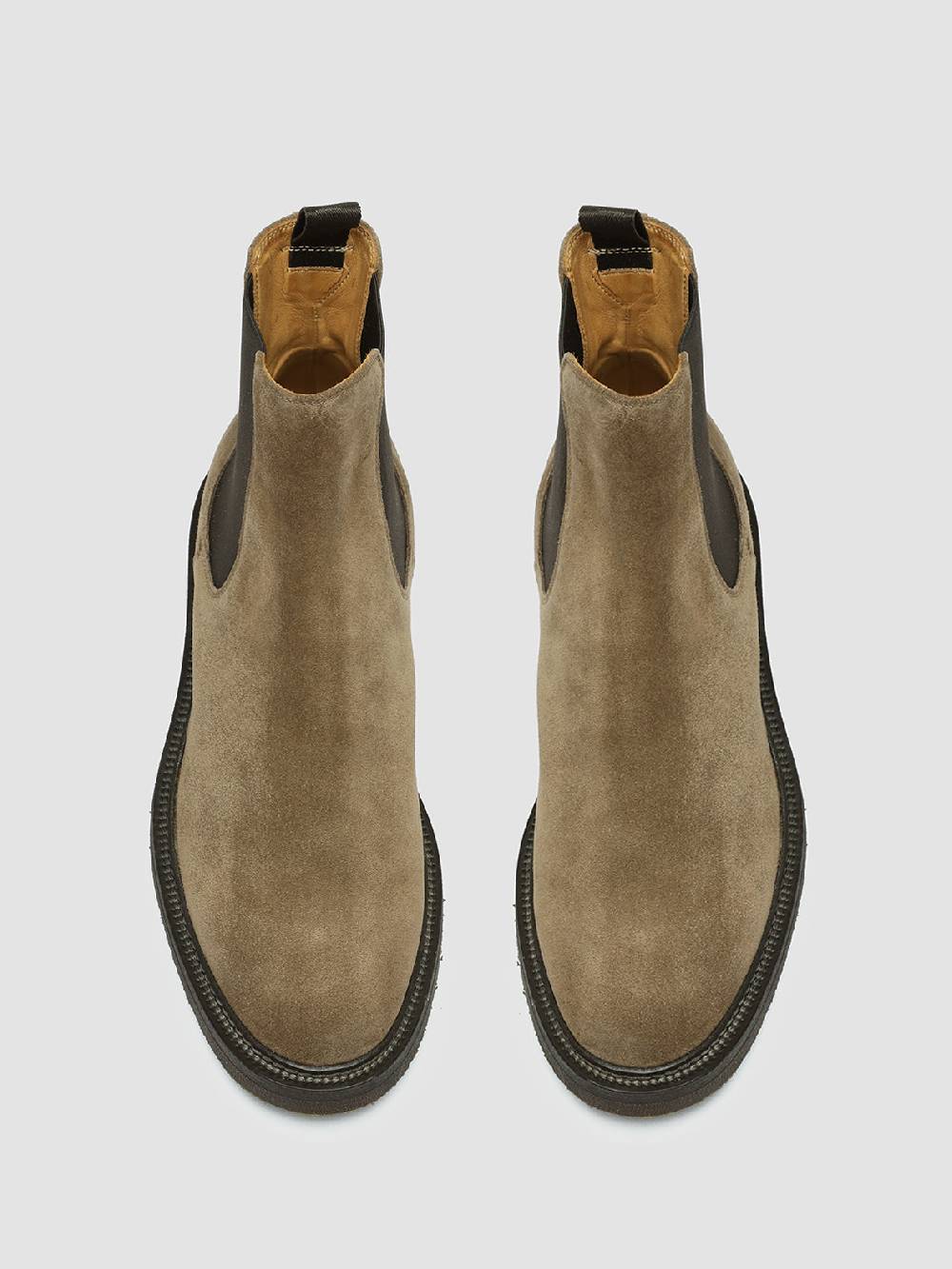 Officine Creative HOPKINS FLEXI 204 Stivali Pull On in Camoscio Tortora Vendita