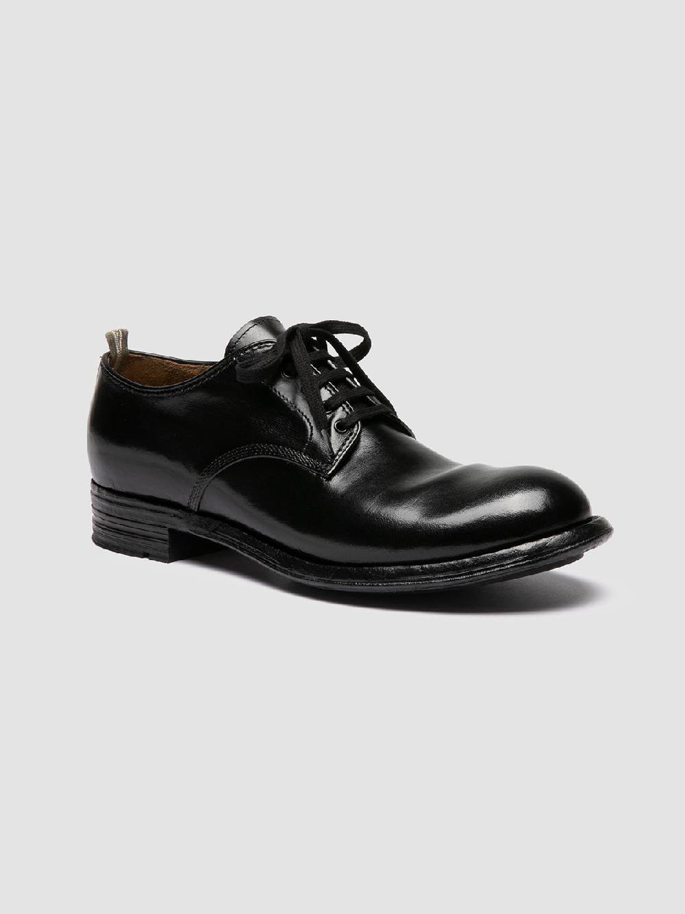 Officine Creative ADMIRAL 001 Derby in Pelle Nera Promozione