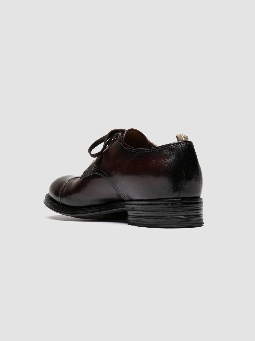 Officine Creative ADMIRAL 002 Derby in Pelle Bordeaux Pezzi Unici