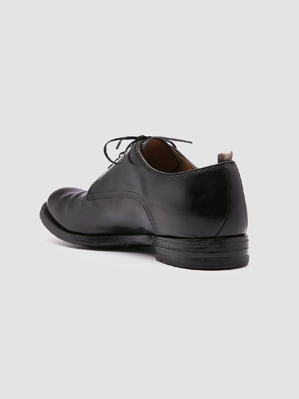 Officine Creative ANATOMIA 012 Derby in Pelle Nera Negozi Online