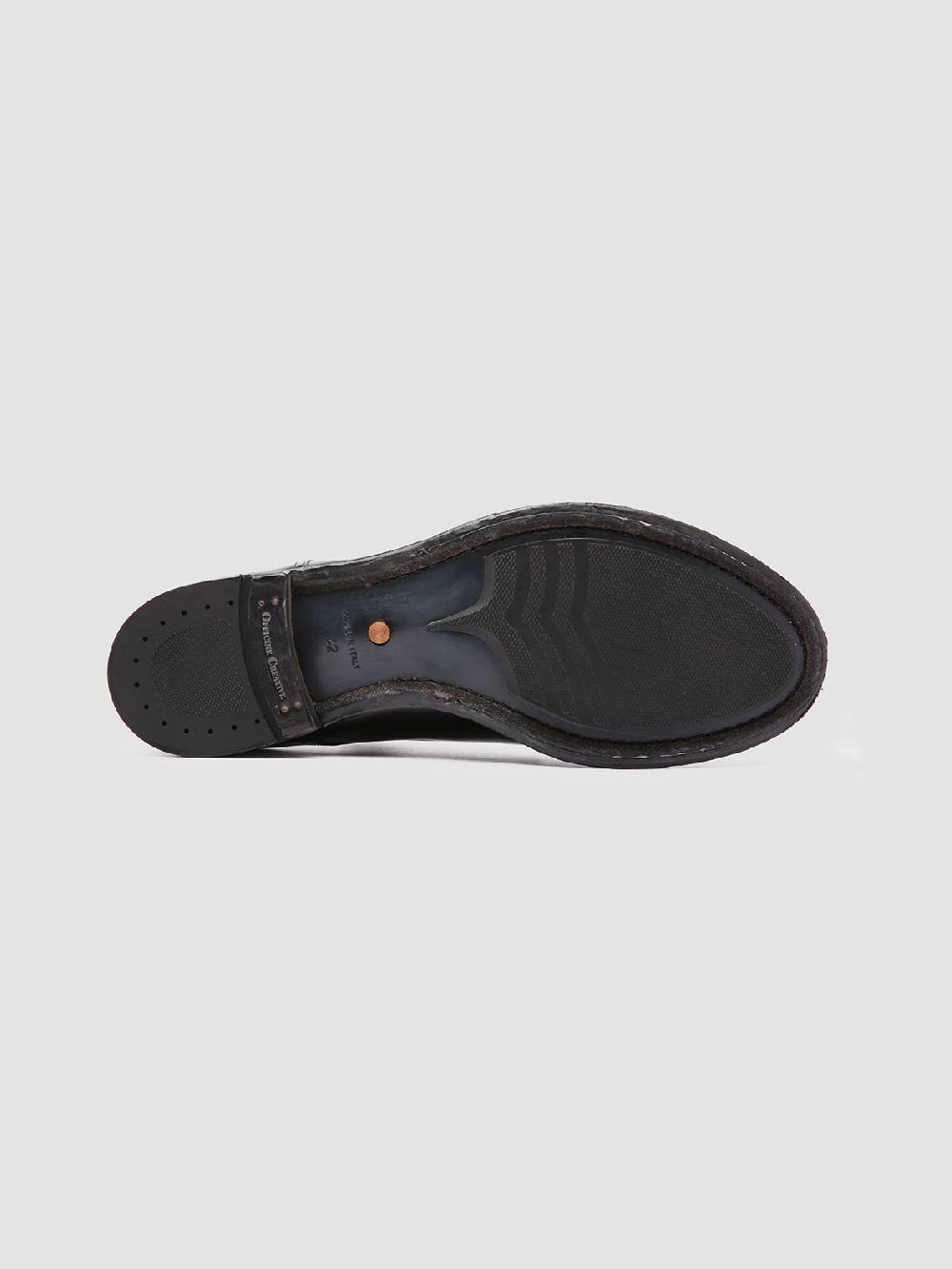 Officine Creative ANATOMIA 012 Derby in Pelle Nera Negozi Online