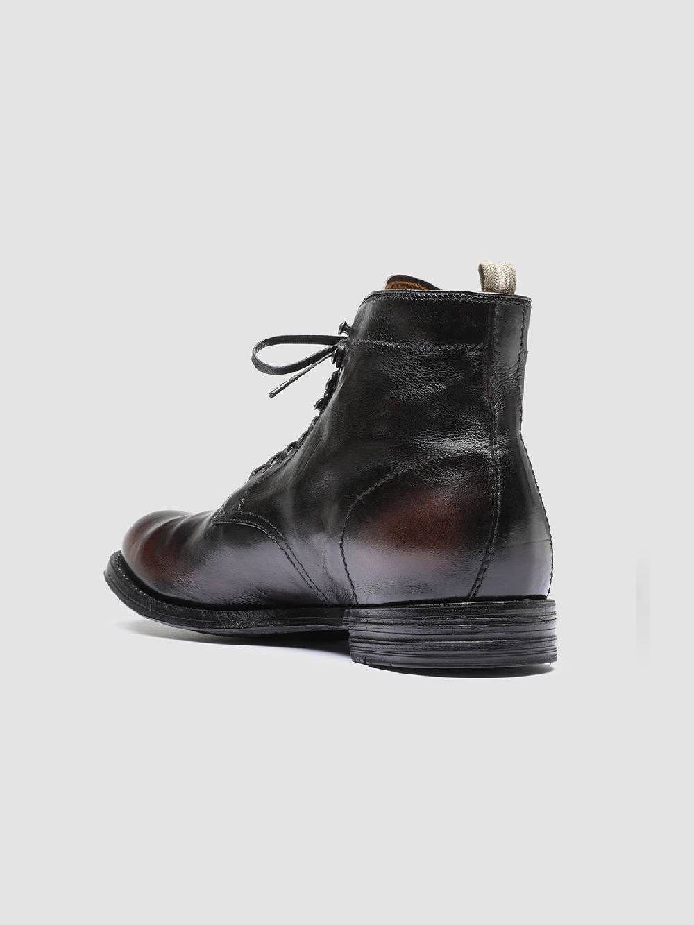 Officine Creative ANATOMIA 013 Stivaletti in Pelle Nera Promozione Limitata