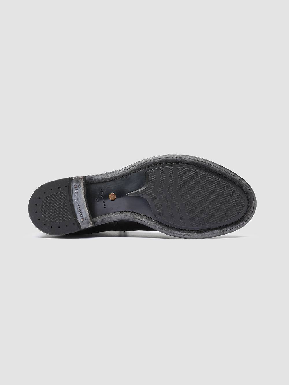 Officine Creative ANATOMIA 013 Stivaletti in Pelle Nera Promozione Limitata
