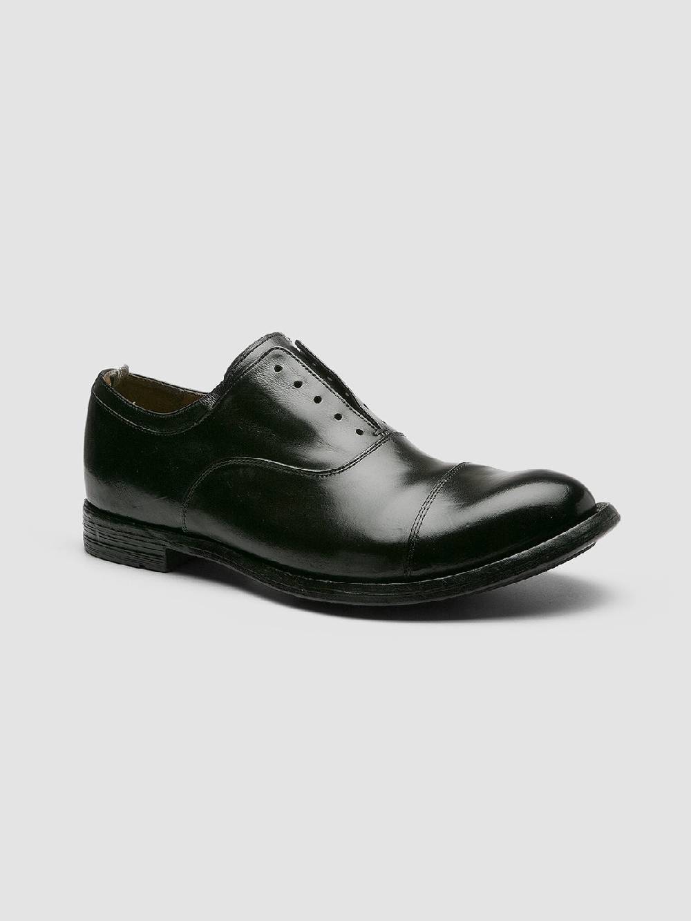 Officine Creative ANATOMIA 015 Black Leather Oxford Shoes Affare Del Giorno
