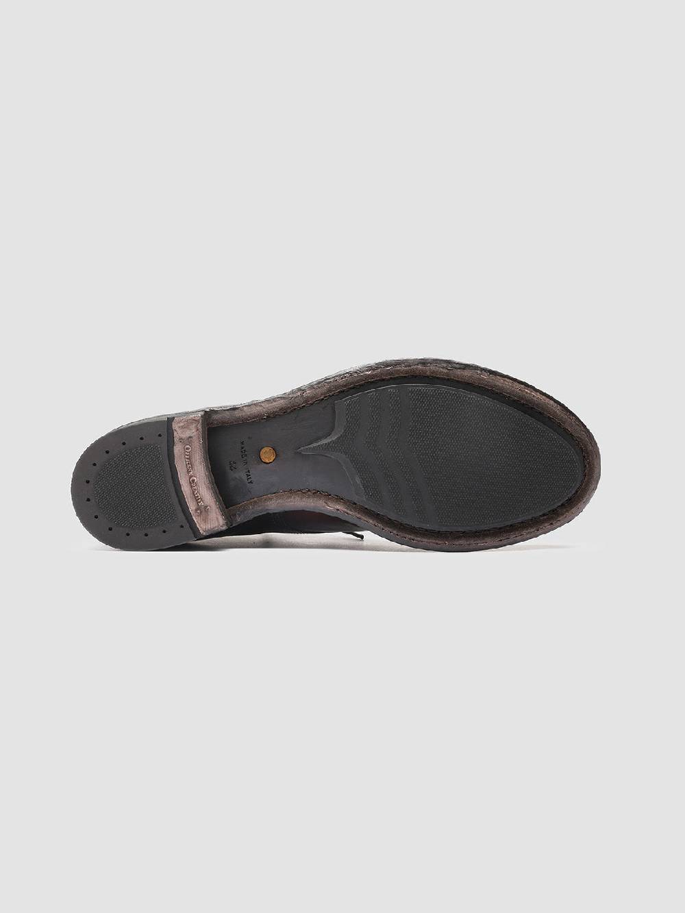 Officine Creative ANATOMIA 016 Stivaletti in Pelle Bordeaux Presa