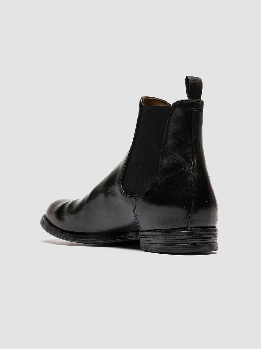 Officine Creative ANATOMIA 083 Stivaletti Chelsea in Pelle Nera Online