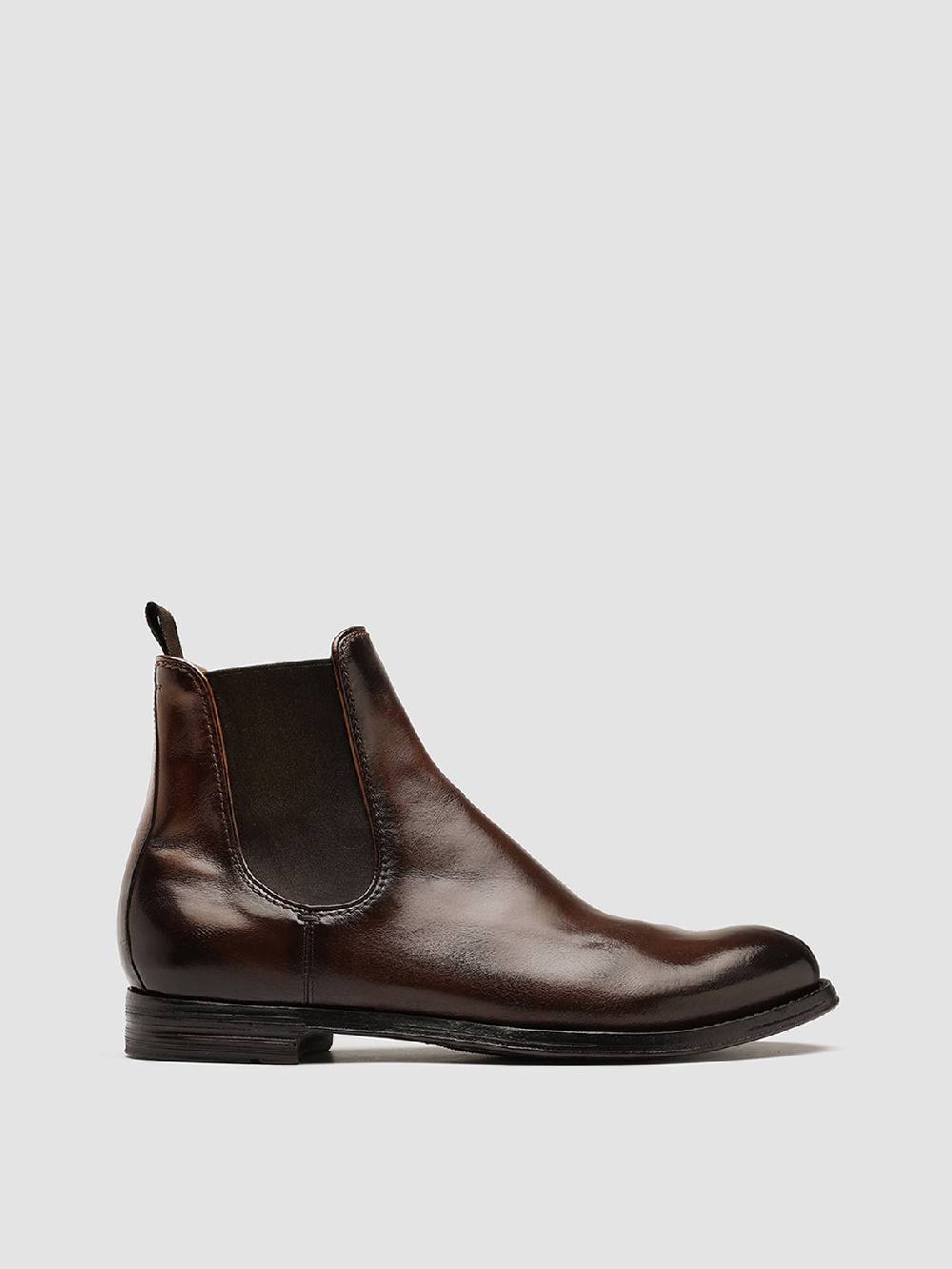 Officine Creative ANATOMIA 083 Stivaletti Chelsea in Pelle Marrone
