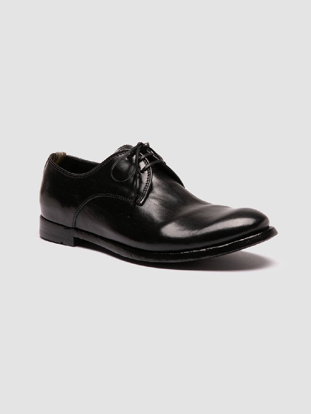 Officine Creative ANATOMIA 87 Scarpe Derby in Pelle Nera In Vendita