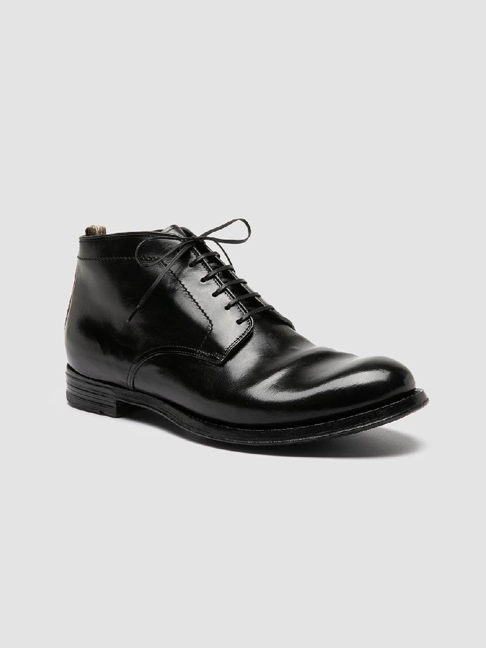 Officine Creative ANATOMIA 88 Stivali Chukka in Pelle Nera Offerte