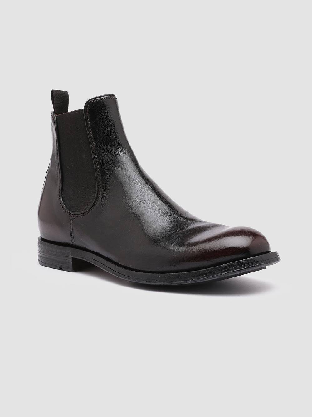 Officine Creative BALANCE 008 Stivaletti Chelsea in Pelle Nera Vendita Economica